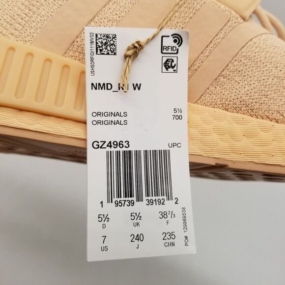 adidas Women  NMD_R1  Running Soes Sz 7 Halo Blush Pink Low Top Sneakers GZ4963 - Picture 8 of 8